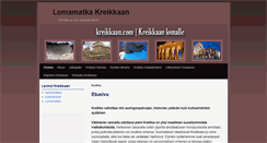 Desktop Screenshot of kreikkaan.com